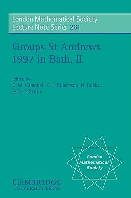 Groups St Andrews 1997 in Bath: Volume 2 - cover