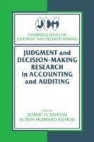 Judgment and Decision-Making Research in Accounting and Auditing - cover