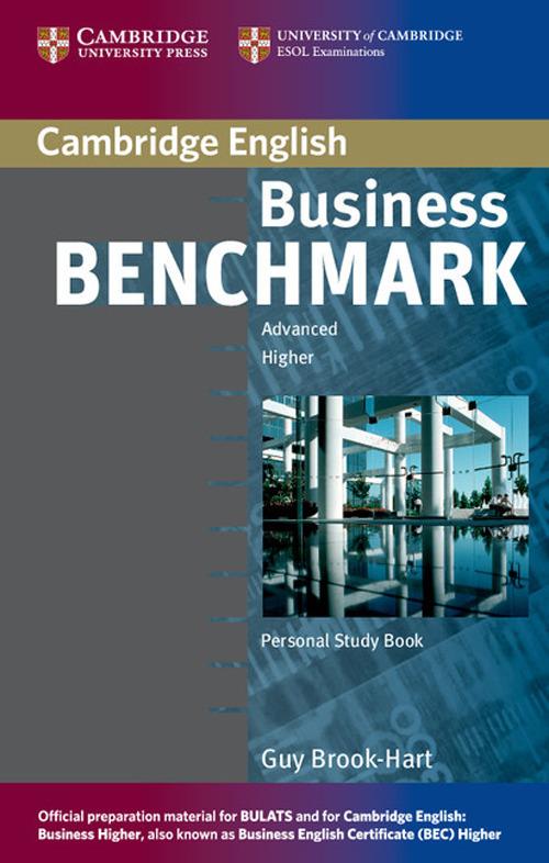 Business Benchmark Advanced Personal Study Book for BEC and BULATS - Guy Brook-Hart - cover