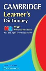 Cambridge learner's dictionary. Intermediate to upper intermediate