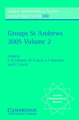 Groups St Andrews 2005: Volume 2 - cover