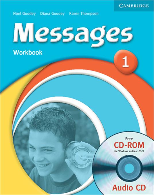 Messages 1 Workbook with Audio CD/CD-ROM - Diana Goodey,Noel Goodey,Karen Thompson - cover