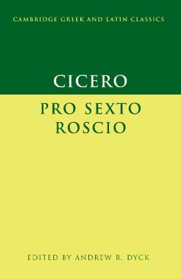 Cicero: 'Pro Sexto Roscio' - cover