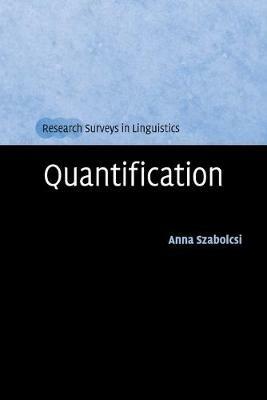 Quantification - Anna Szabolcsi - cover