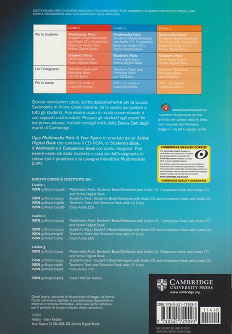  Your space. Per la Scuola media. Con CD Audio. Con CD-ROM. Con espansione online. Vol. 2 - 2