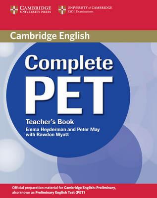 Complete PET Teacher's Book - cover