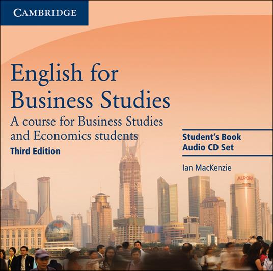 English for Business Studies Audio CDs (2): A Course for Business Studies and Economics Students - Ian Mackenzie - cover