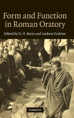 Form and Function in Roman Oratory - cover