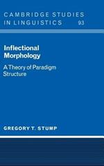Inflectional Morphology: A Theory of Paradigm Structure