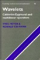 Wavelets: Calderón-Zygmund and Multilinear Operators - Yves Meyer,Ronald Coifman - cover