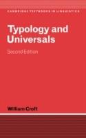 Typology and Universals - William Croft - cover