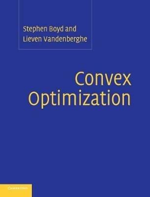 Convex Optimization - Stephen Boyd,Lieven Vandenberghe - cover