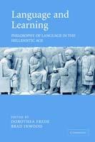 Language and Learning: Philosophy of Language in the Hellenistic Age - cover