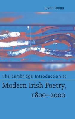 The Cambridge Introduction to Modern Irish Poetry, 1800–2000 - Justin Quinn - cover