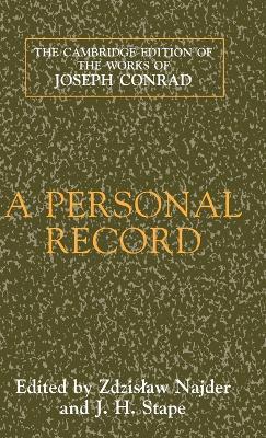 A Personal Record - Joseph Conrad - cover