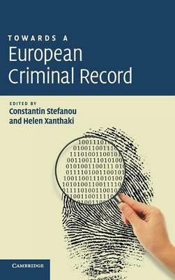 Towards a European Criminal Record - cover