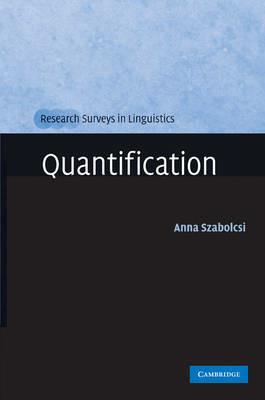 Quantification - Anna Szabolcsi - cover