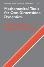 Mathematical Tools for One-Dimensional Dynamics