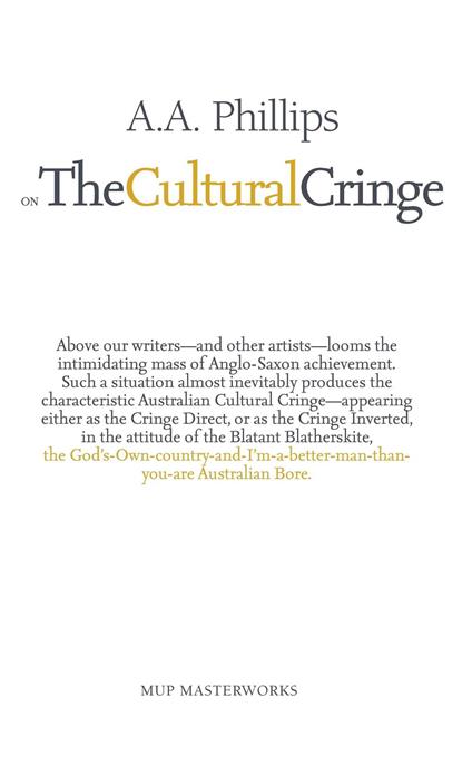 On The Cultural Cringe