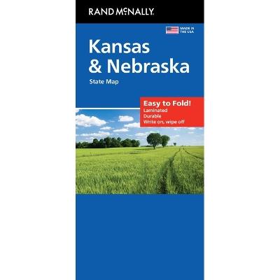 Rand McNally Easy to Fold: Kansas/Nebraska State Laminated Map - Rand McNally - cover