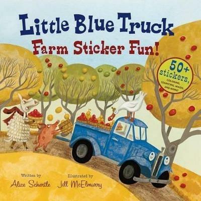 Little Blue Truck Farm Sticker Fun! - Alice Schertle - cover