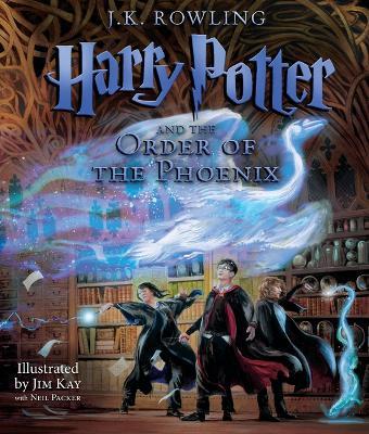 Harry Potter and the Order of the Phoenix: The Illustrated Edition (Harry Potter, Book 5) - J K Rowling - cover