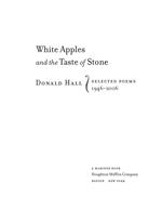 White Apples And The Taste Of Stone