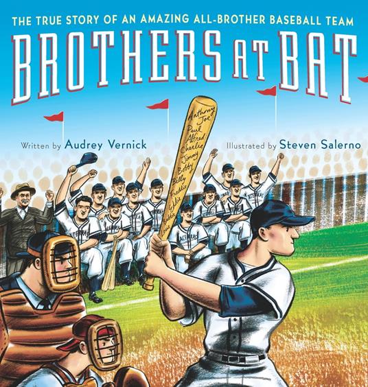 Brothers at Bat - Audrey Vernick,Steven Salerno - ebook