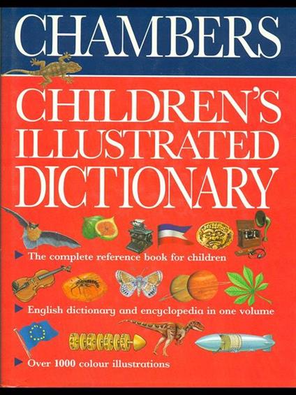 Children's illustrated dictionary - copertina