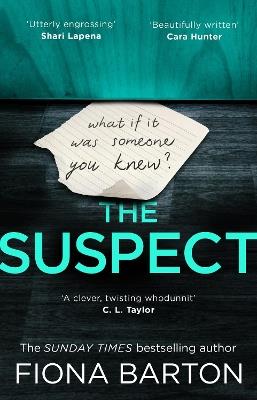 The Suspect - Fiona Barton - cover