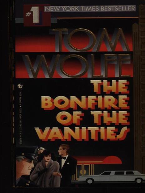 The bonfire of the vanities - Tom Wolfe - copertina