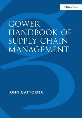 Gower Handbook of Supply Chain Management - cover