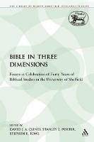 The Bible in Three Dimensions: Essays in Celebration of Forty Years of Biblical Studies in the University of Sheffield - cover