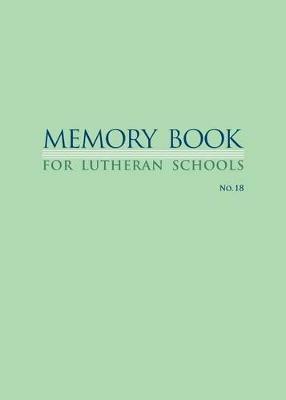 Memory Book For Lutheran Schools - cover