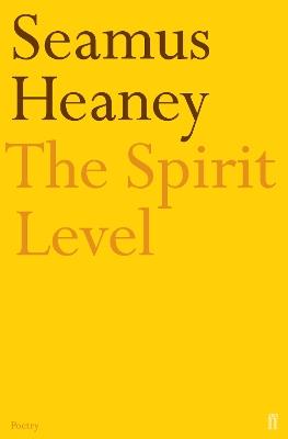 The Spirit Level - Seamus Heaney - cover