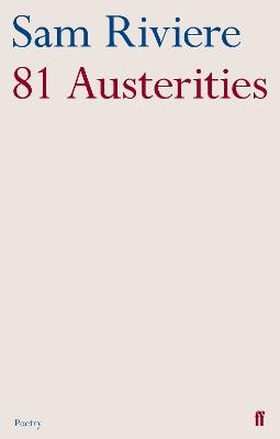 81 Austerities - Sam Riviere - cover