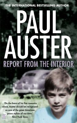 Report from the Interior - Paul Auster - cover