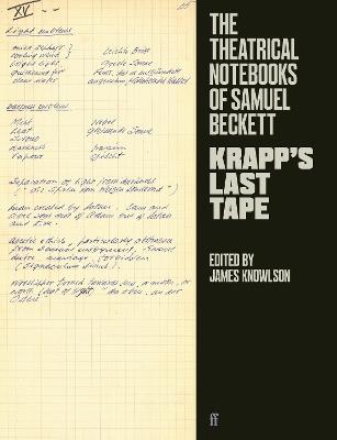 The Theatrical Notebooks of Samuel Beckett: Krapp's Last Tape - Samuel Beckett - cover