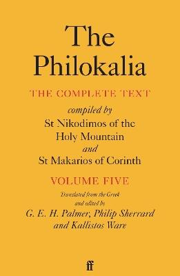The Philokalia Vol 5 - G.E.H. Palmer - cover