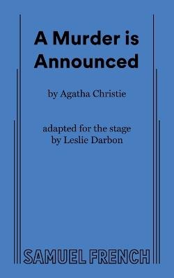 A Murder Is Announced - Agatha Christie - cover