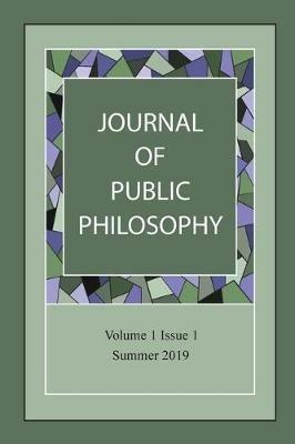 Journal of Public Philosophy - cover