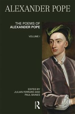 The Poems of Alexander Pope: Volume One - cover