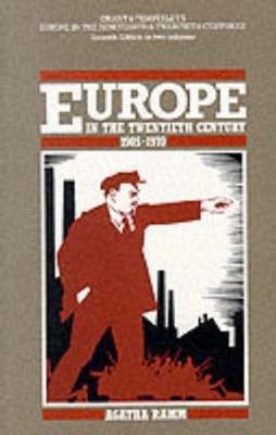 Grant and Temperley's Europe in the Twentieth Century 1905-1970 - Arthur James Grant,H.W.V. Temperley,Agatha Ramm - cover