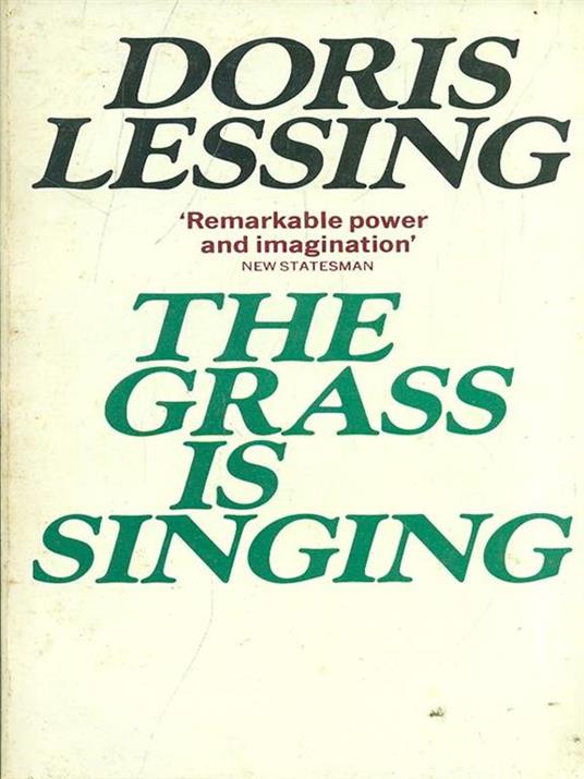 The grass is singing - Doris Lessing - copertina