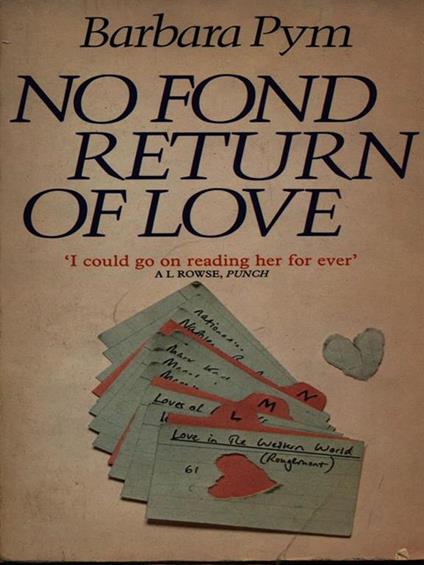 No fond return of love - Barbara Pym - copertina