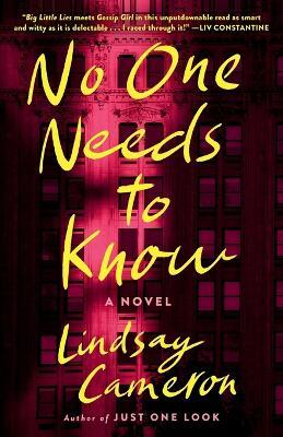 No One Needs to Know - Lindsay Cameron - cover