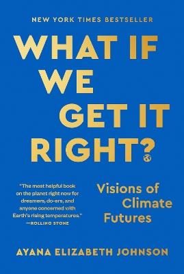 What If We Get It Right?: Visions of Climate Futures - Ayana Elizabeth Johnson - cover