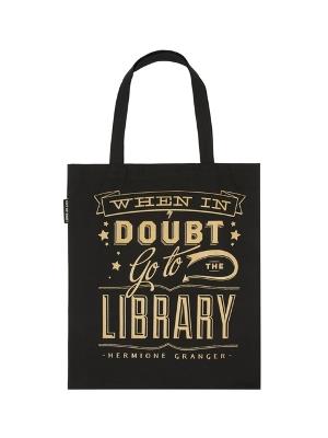 When In Doubt Go to the Library Tote Bag - cover
