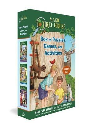 Magic Tree House Box of Puzzles, Games, and Activities (3 Book Set) - Mary Pope Osborne,Natalie Pope Boyce - cover