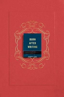 Burn After Writing (Coral) - Sharon Jones - cover